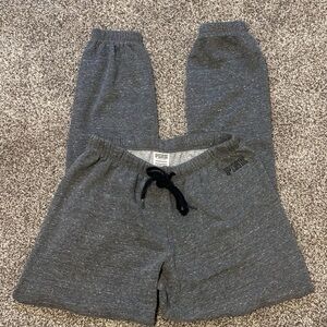 PINK Victoria's Secret Heather Gray Track Joggers